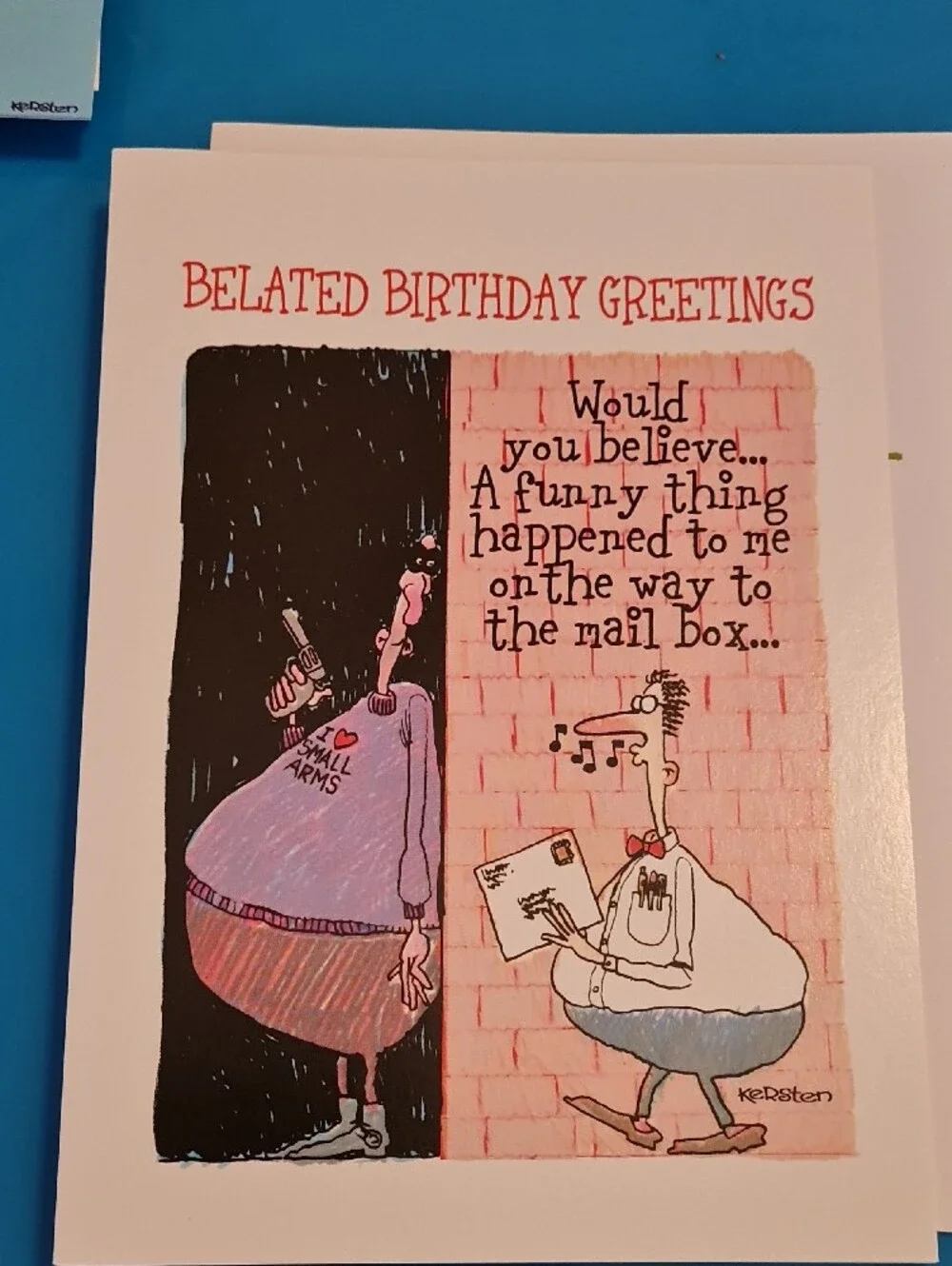 Greeting Card Set – 7 Different Birthday Cards with envelopes